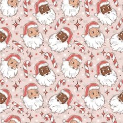 Santa Candy Canes seamless (vinyl)