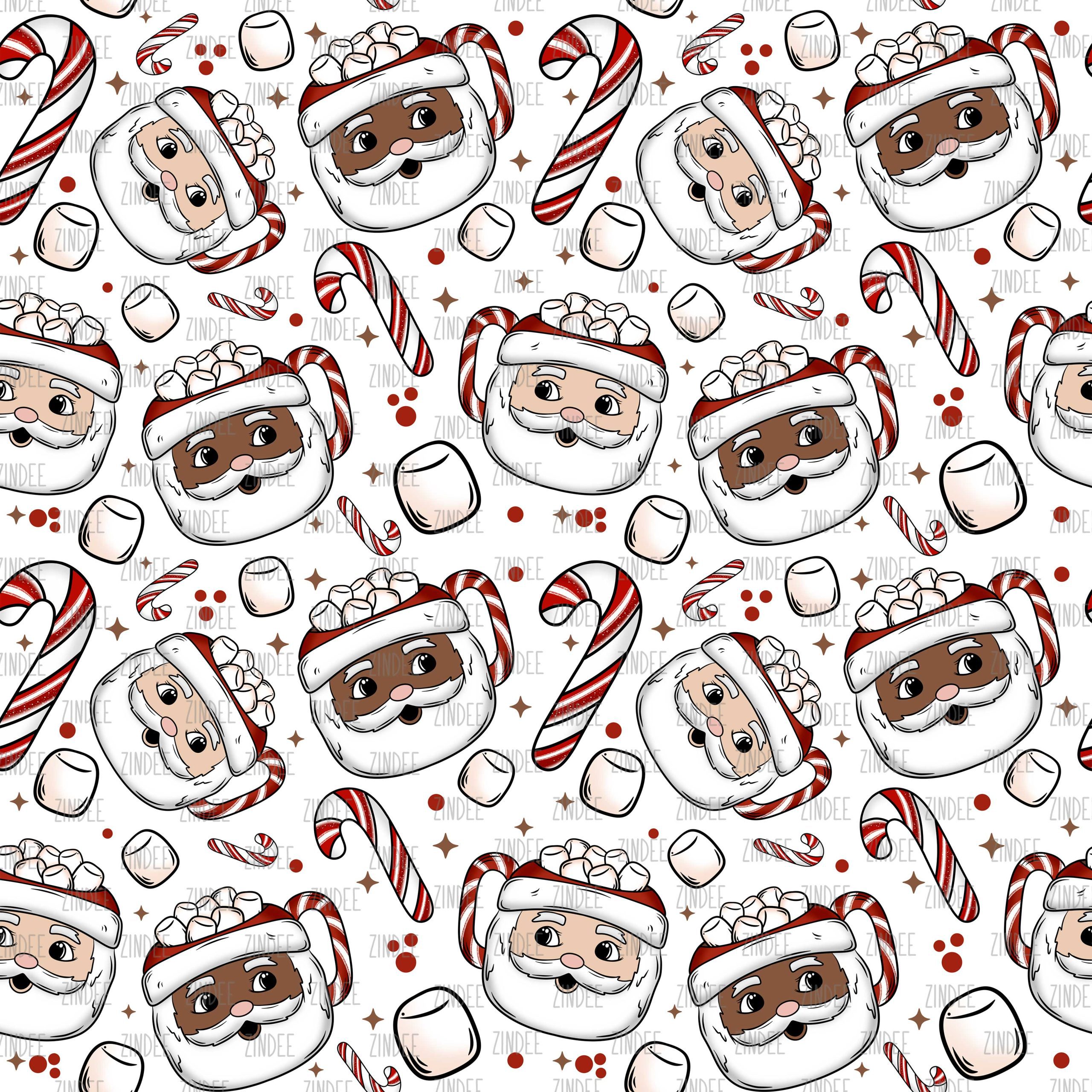 Santa Mug seamless (vinyl)