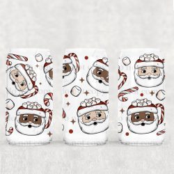 Santa Mugs UV DTF Can Wrap