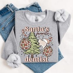 Santa's Favorite Dentist DTF Transfer