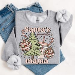 Santa's Favorite Mama DTF Transfer