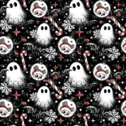 Spooky Merry Candy Canes seamless (vinyl)