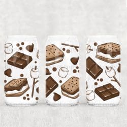 Smores UV DTF Can Wrap