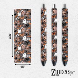 Spooky Doodle VINYL Pen Wrap