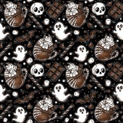 Spooky Hot Cocoa seamless (vinyl)