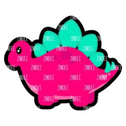 Stegosaurus Acrylic Blank- Sticker- UV DTF (2 inch) NO HOLE