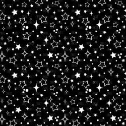 White Sketch Stars seamless (Sublimation Sheet)