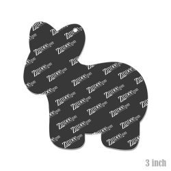 Alternative view of Donkey Animal Cookie/Cracker Acrylic Blank- Sticker- UV DTF (3 inch)