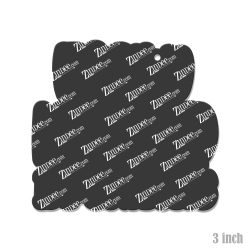 Alternative view of Easily Motivated By Snacks Acrylic Blank- Sticker- UV DTF (3 inch)