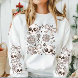 Boho Winter Skellies DTF Transfer (w/optional sleeve design)