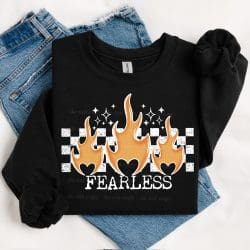 Fearless Checker DTF Transfer
