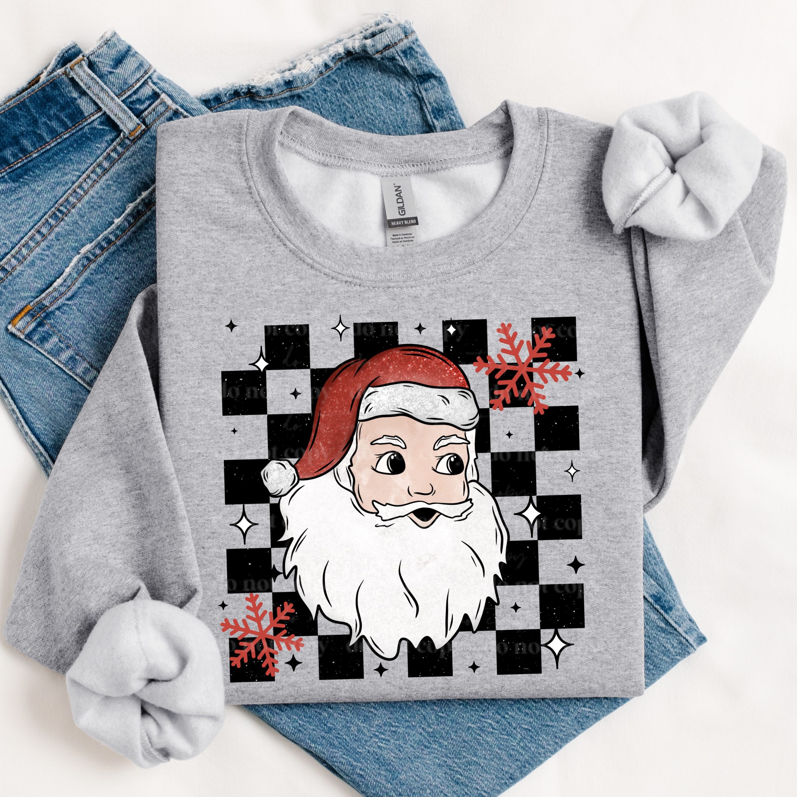 Santa Checker (Light Skin) DTF Transfer