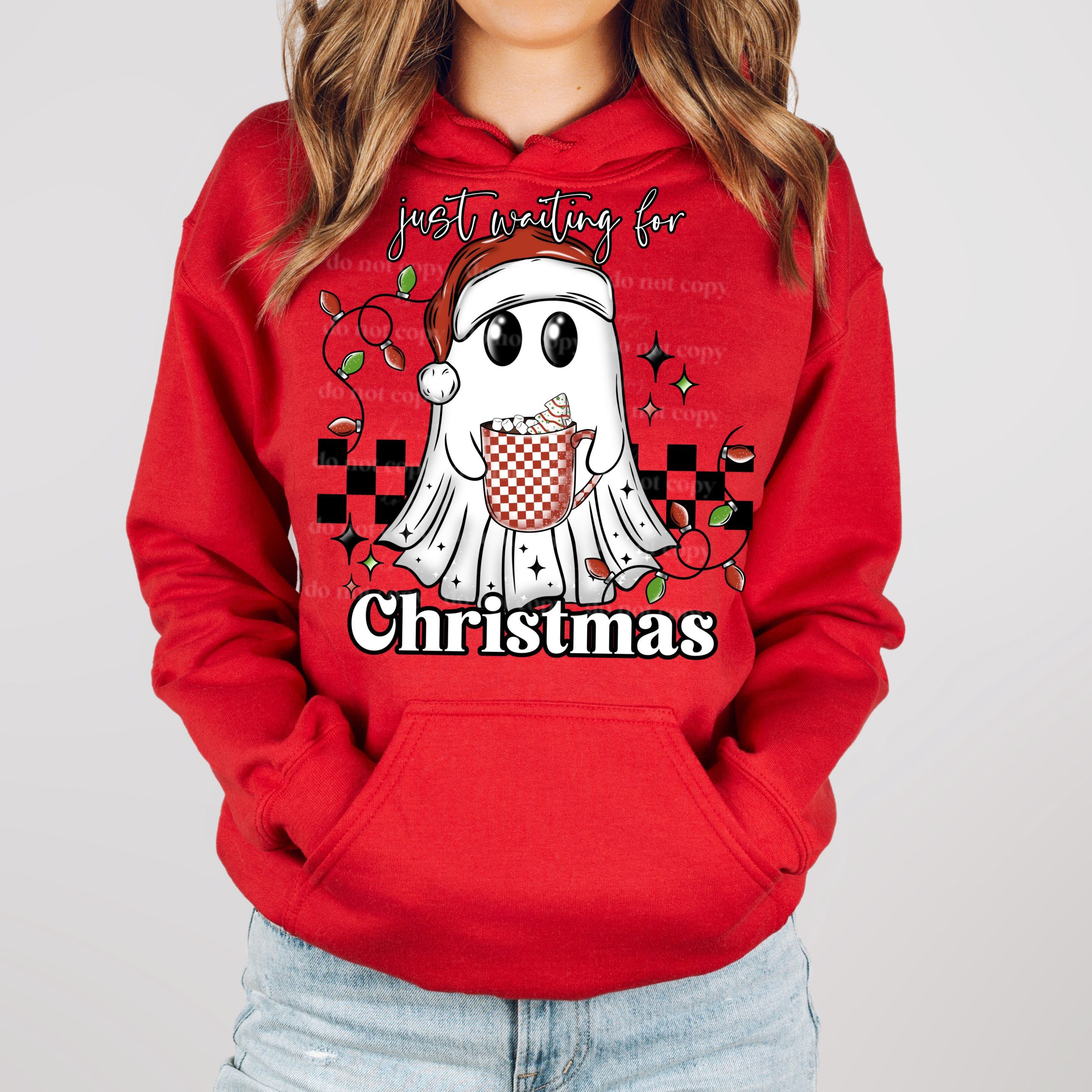 Waiting For Christmas DTF Transfer