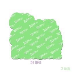 Alternative view of Merry Everything Acrylic Blank- Sticker- UV DTF (2 inch) NO HOLE