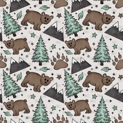 Bears And Trees seamless (vinyl)