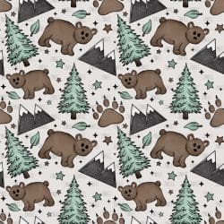 Bears And Trees seamless (vinyl)