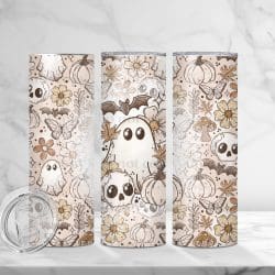Boho Fall Spookies (Sublimation Wrap) 20 oz Skinny