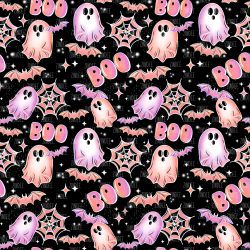 Boo Pink Ghost seamless (vinyl)
