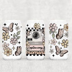 Capture Every Moment UV DTF Can Wrap
