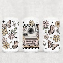 Capture Every Moment Motherhood UV DTF Can Wrap