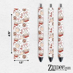 Christmas Books VINYL Pen Wrap