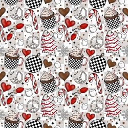 Christmas Things seamless (vinyl)