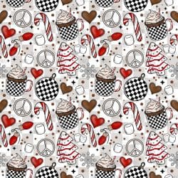 Christmas Things seamless (vinyl)