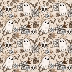 Cottagecore Ghost Winter seamless (vinyl)