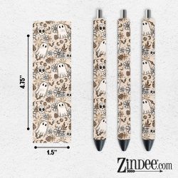 Cottagecore Winter Ghost VINYL Pen Wrap