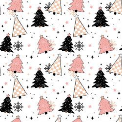 Cute Winter Trees seamless (vinyl)