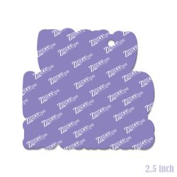 Alternative view of Easily Motivated By Snacks Acrylic Blank- Sticker- UV DTF (2.5 inch)