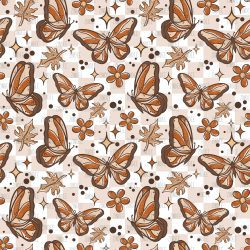Fall Butterflies seamless (vinyl)