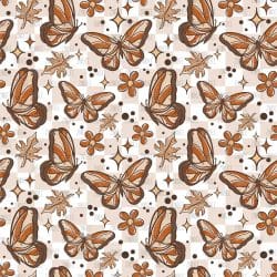 Fall Butterflies seamless (vinyl)