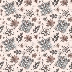 Floral Rib Cage seamless (Sublimation Sheet)