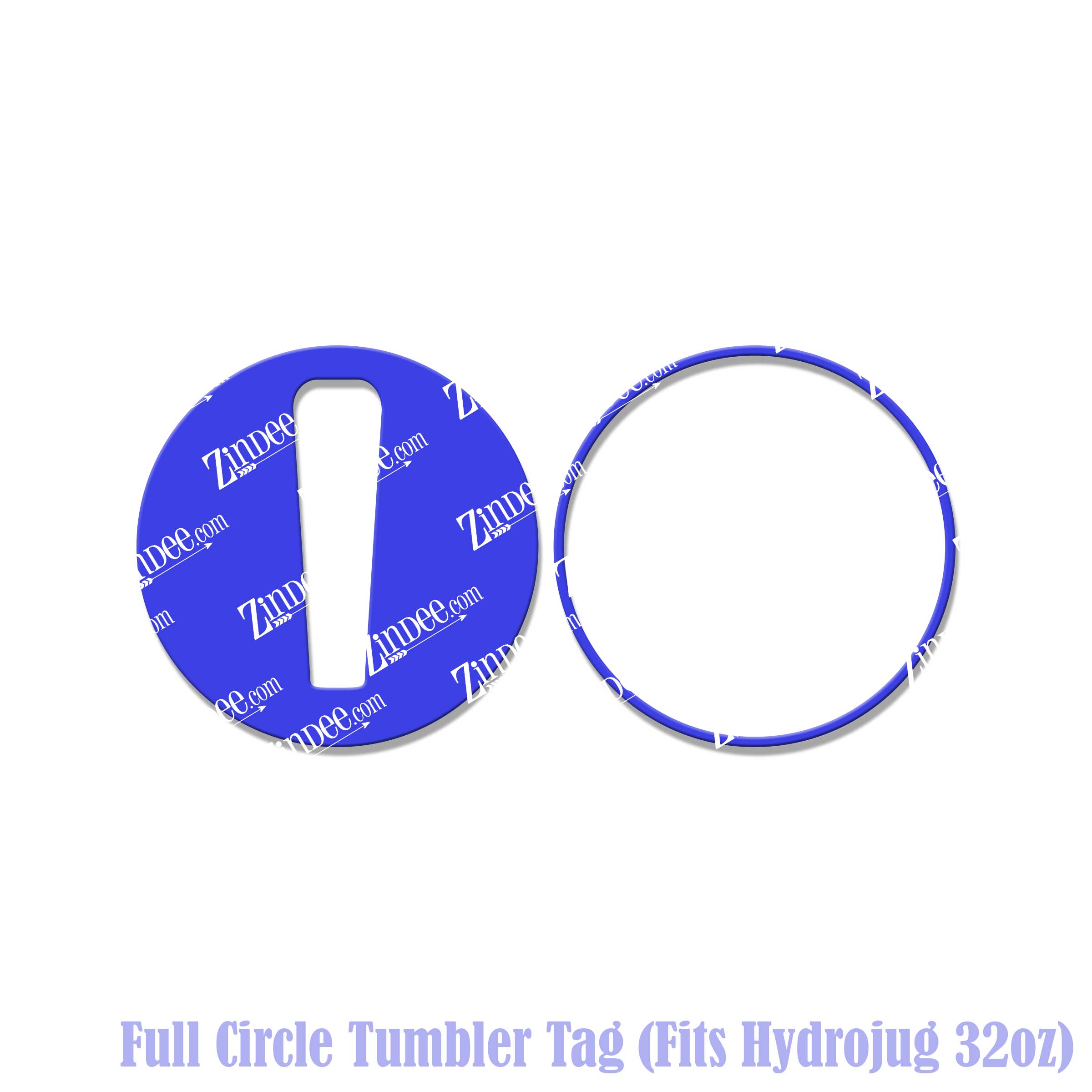 Full Circle Tumbler Tag (fits hydrojug 32 oz traveler)