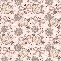 Gingerbread Ornaments seamless (vinyl)