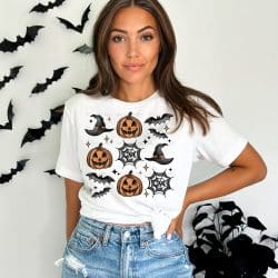 Halloween Grid DTF Transfer