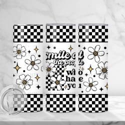 Smile At The People (Sublimation Wrap) 20 oz Skinny