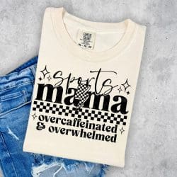 Sports Mama Lightening DTF Transfer