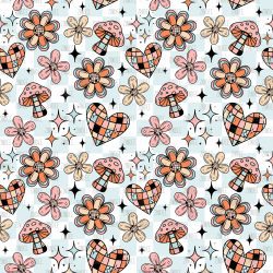 Spread Kindness Retro seamless (vinyl)