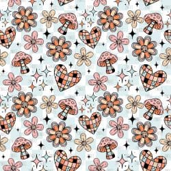 Spread Kindness Retro seamless (Sublimation Sheet)