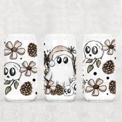 Winter Ghost UV DTF Can Wrap