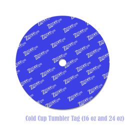 Cold Cup Tumbler Tag (16 oz and 24 oz)