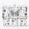 Winter Bat UV DTF Tumbler Wrap 40oz