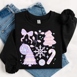 Pastel Winter Collage DTF Transfer