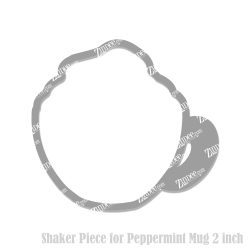 Peppermint Mug Shaker Piece (2 inch)