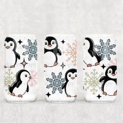 Too Cold Outside UV DTF Glass Can Wrap