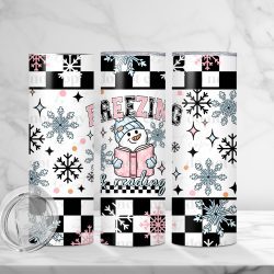Freezing And Reading (Sublimation Wrap) 20 oz Skinny