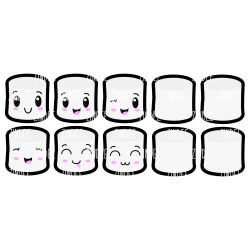 Alternative view of Marshmallow .5 inch (shaker filler) NO HOLE (10 pack)