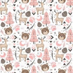 Pink Woodland seamless (Sublimation Sheet)